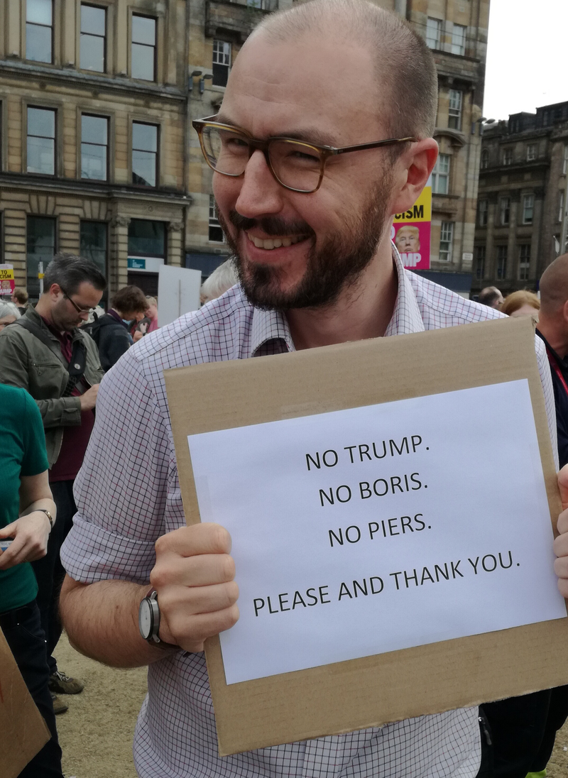 Illustration for article titled Scottish anti-Trump photo dump (long and comprehensive!)